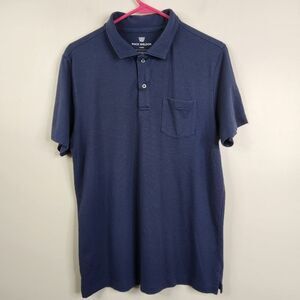 Mack Weldon Mens Short Sleeve Breathable Modal Blend Polo Shirt Large